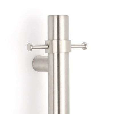 Radiant Ring Hook Accessory for Vertical Rails Cool Brushed Nickel