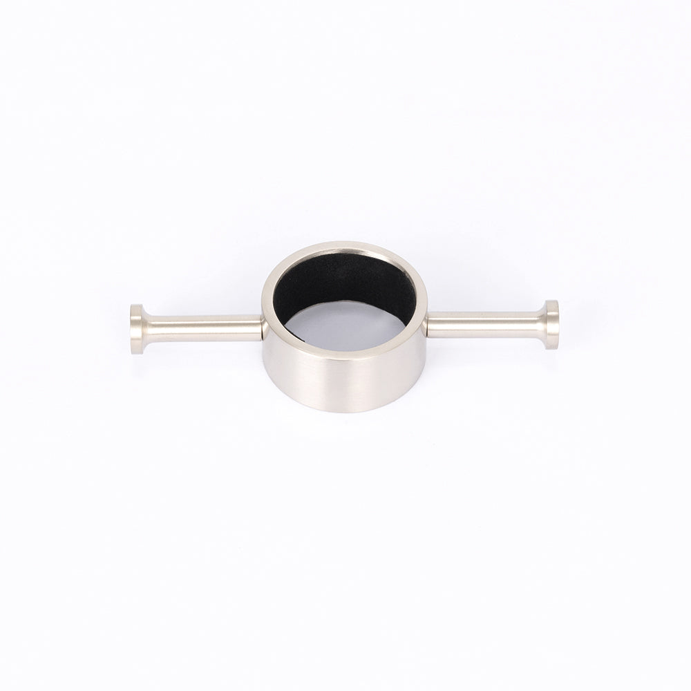 Radiant Vertical Heated Towel Rail Cool Brushed Nickel