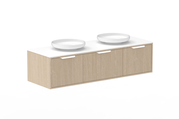 ADP Clifton Wall Hung Vanity Cherry Pie Benchtop