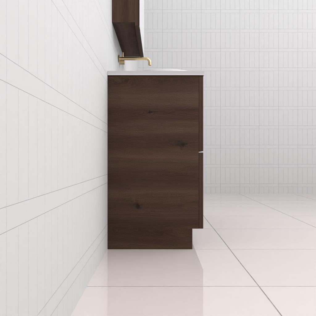 Fifth Avenue Celeste Duo Chestnut Floor Mounted Vanity
