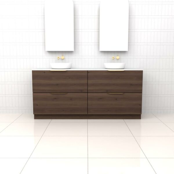 Fifth Avenue Celeste Duo Chestnut Floor Mounted Vanity
