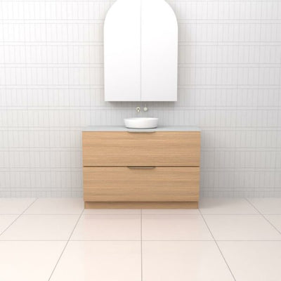 Fifth Avenue Celeste Duo Nordic Oak Floor Mounted Vanity