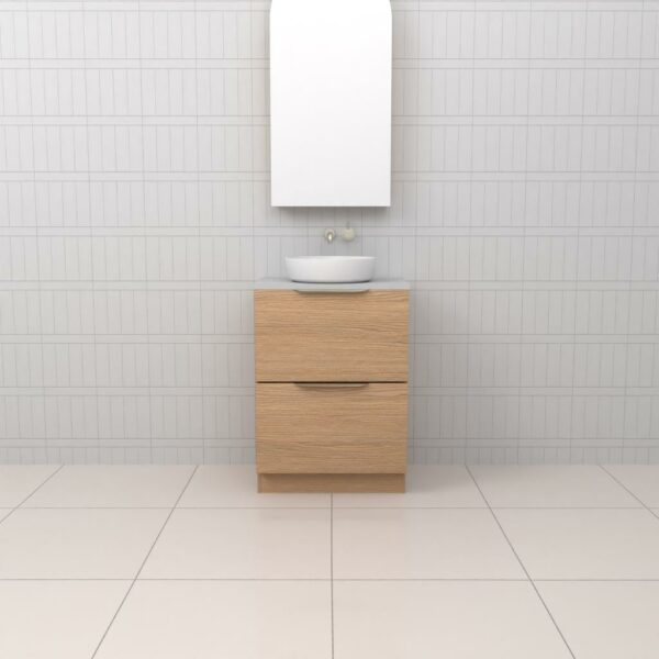 Fifth Avenue Celeste Duo Nordic Oak Floor Mounted Vanity