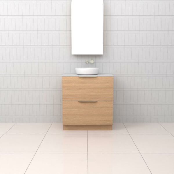 Fifth Avenue Celeste Duo Nordic Oak Floor Mounted Vanity