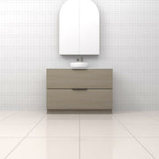 Fifth Avenue Celeste Duo Smoked Ash Floor Mounted Vanity
