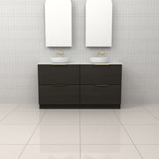 Fifth Avenue Celeste Duo Smoked Onyx Floor Mounted Vanity