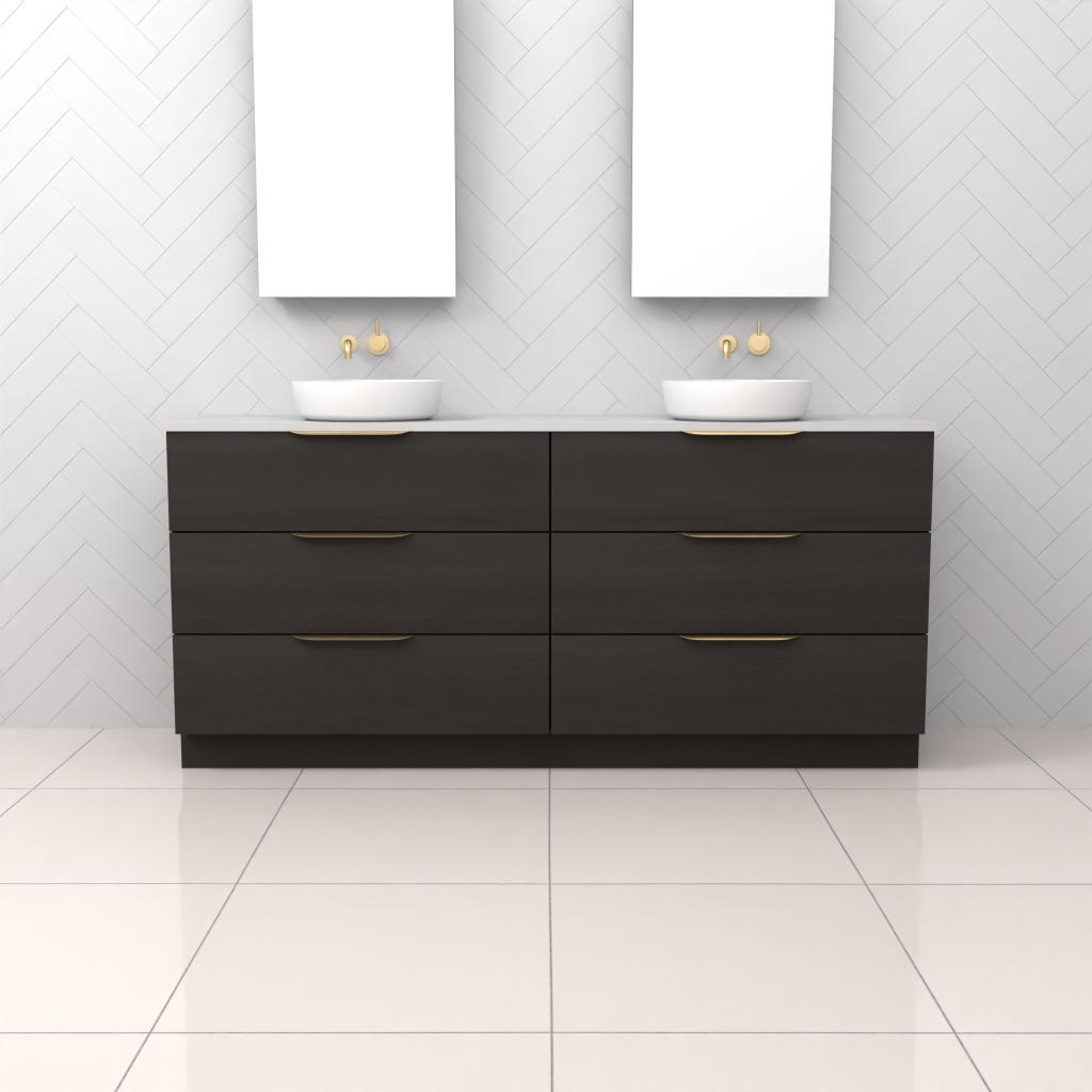 Fifth Avenue Celeste Trio Freestanding Vanity