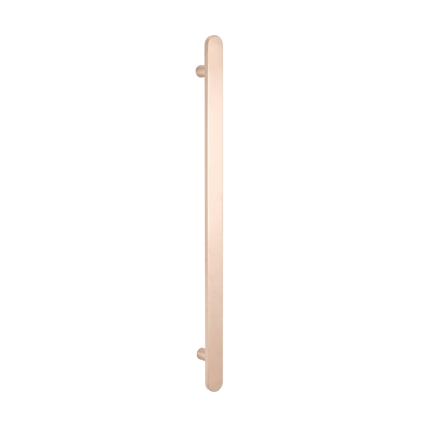 Radiant Vertical Flat Bar Heated Towel Rail Champagne