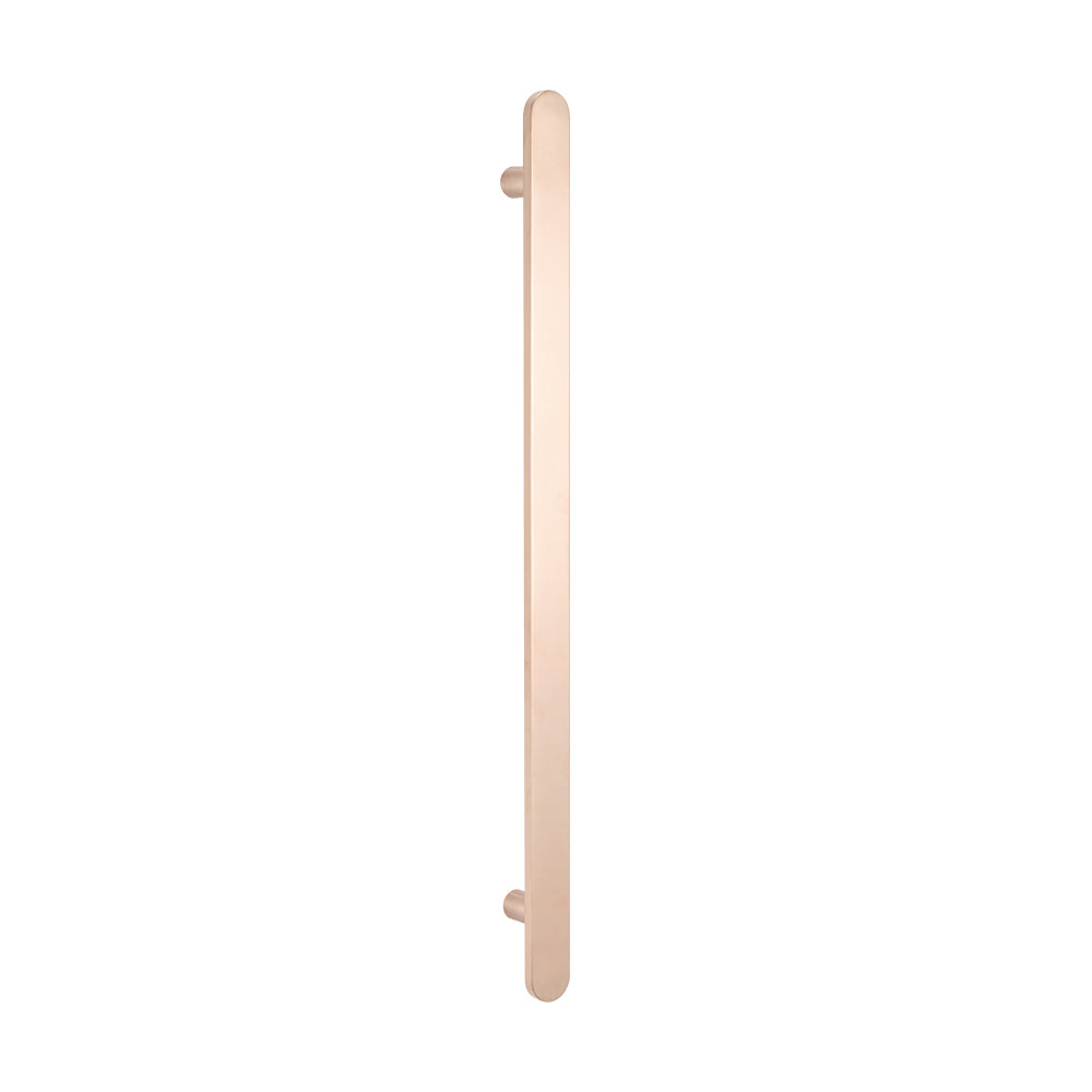 Non Heated Vertical flat bar towel rail 50 x 930mm Champagne