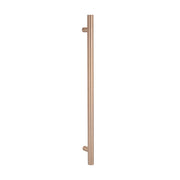 Non Heated Vertical towel rail 40 x 950 mm Champagne