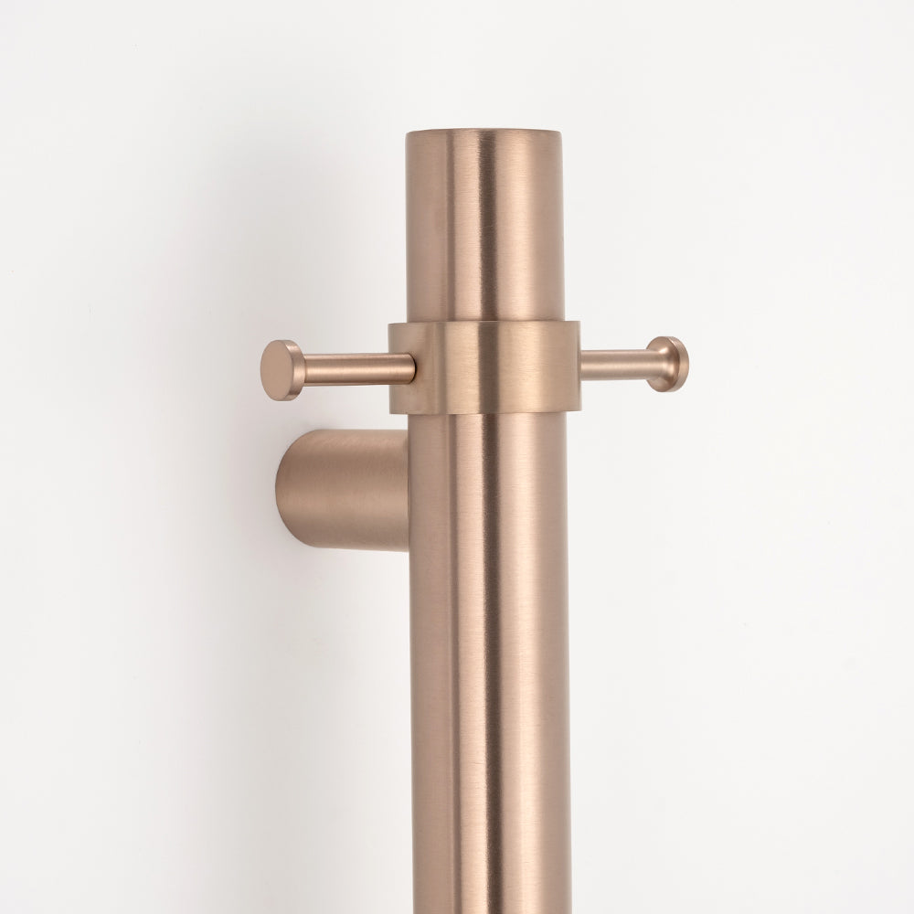 Ring hook accessory for Vertical rails Champagne