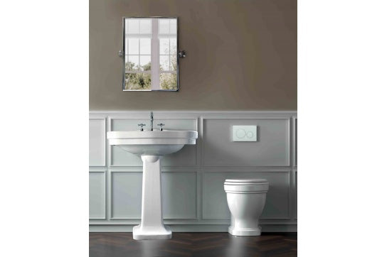 Claremont Floor Mounted Pan With Soft Close Seat
