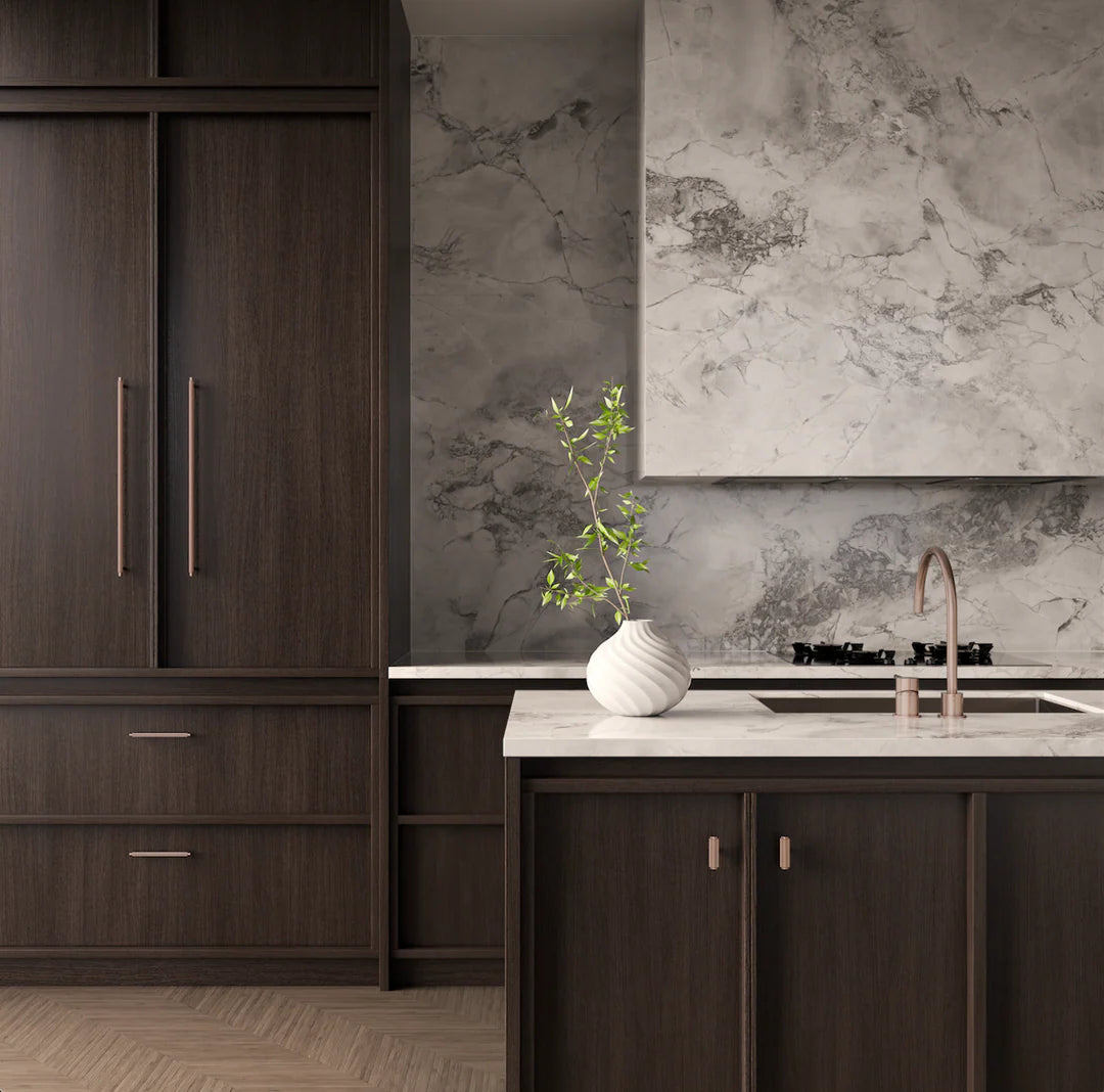 Meir Öppen T-Pull Cabinet Handle (Brushed) Lustre Bronze