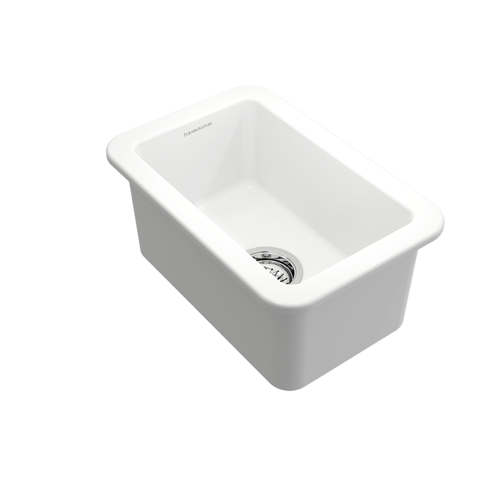 Turner Hastings Cuisine 30 x 46 Inset / Undermount Fine Fireclay Matte White Sink