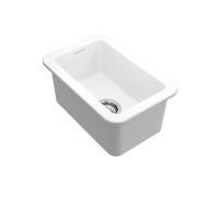Turner Hastings Cuisine 30 x 46 Inset / Undermount Fine Fireclay Matte White Sink
