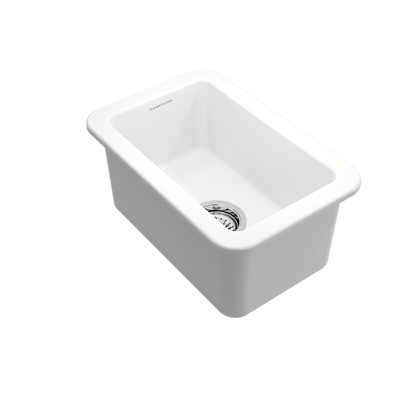 Turner Hastings Cuisine 30 x 46 Inset / Undermount Fine Fireclay Matte White Sink