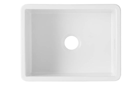 Turner Hastings Cuisine 60 x 46 Inset / Undermount Fine Fireclay Gloss White Sink