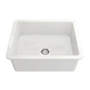 Turner Hastings Cuisine 60 x 46 Inset / Undermount Fine Fireclay Gloss White Sink