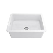 Turner Hastings Cuisine 68 x 48 Inset / Undermount Fine Fireclay Gloss White Sink