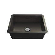 Turner Hastings Cuisine 68 x 48 Inset / Undermount Fine Fireclay Matte Black Sink