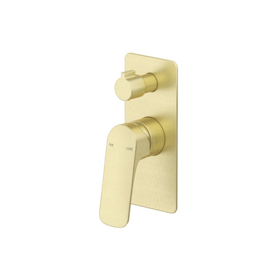 Bella Vista Kaza Shower Mixer Diverter - 1P - Trim Kit Only - French Gold