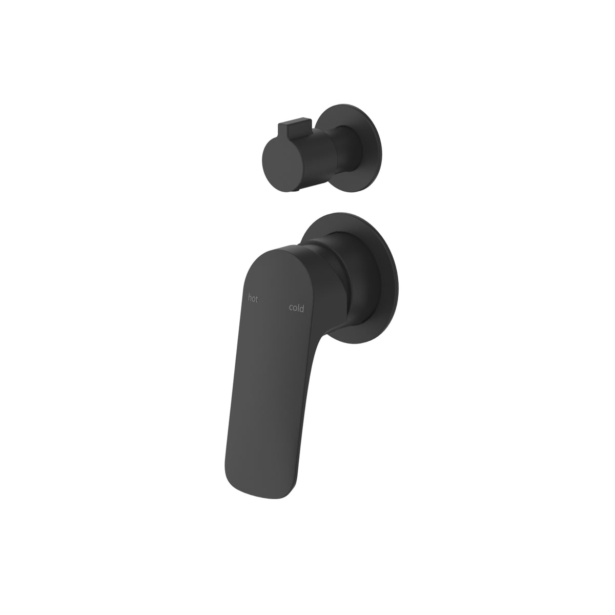 Bella Vista Kaza Shower Mixer Diverter - 2P - Trim Kit Only - Black