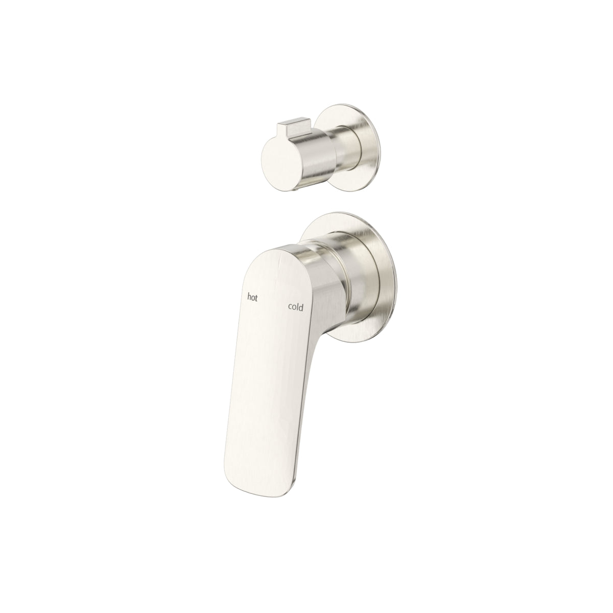 Bella Vista Kaza Shower Mixer Diverter - 2P - Trim Kit Only - Brushed Nickel