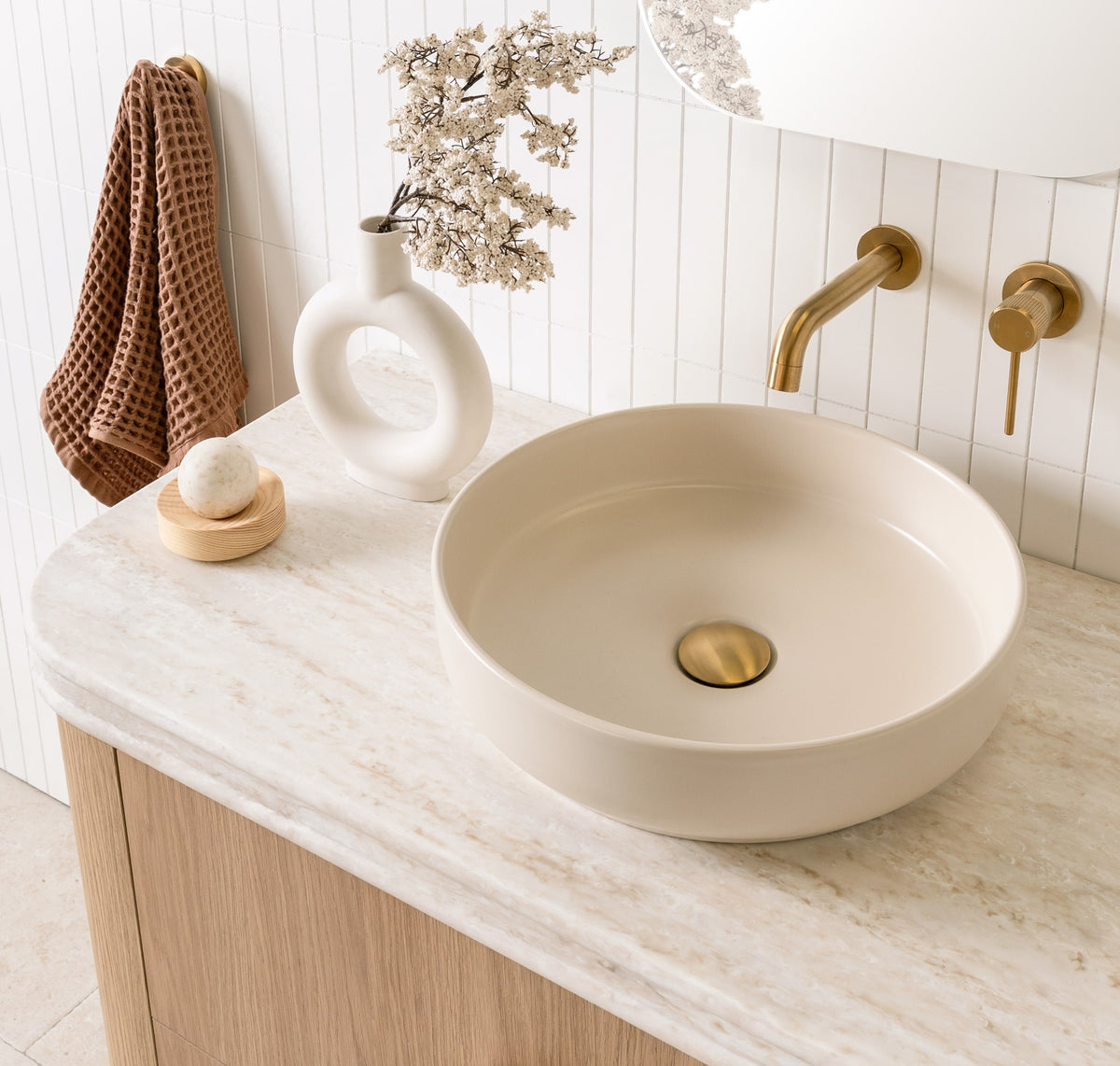 ADP Thea Curved Wall Hung Vanity