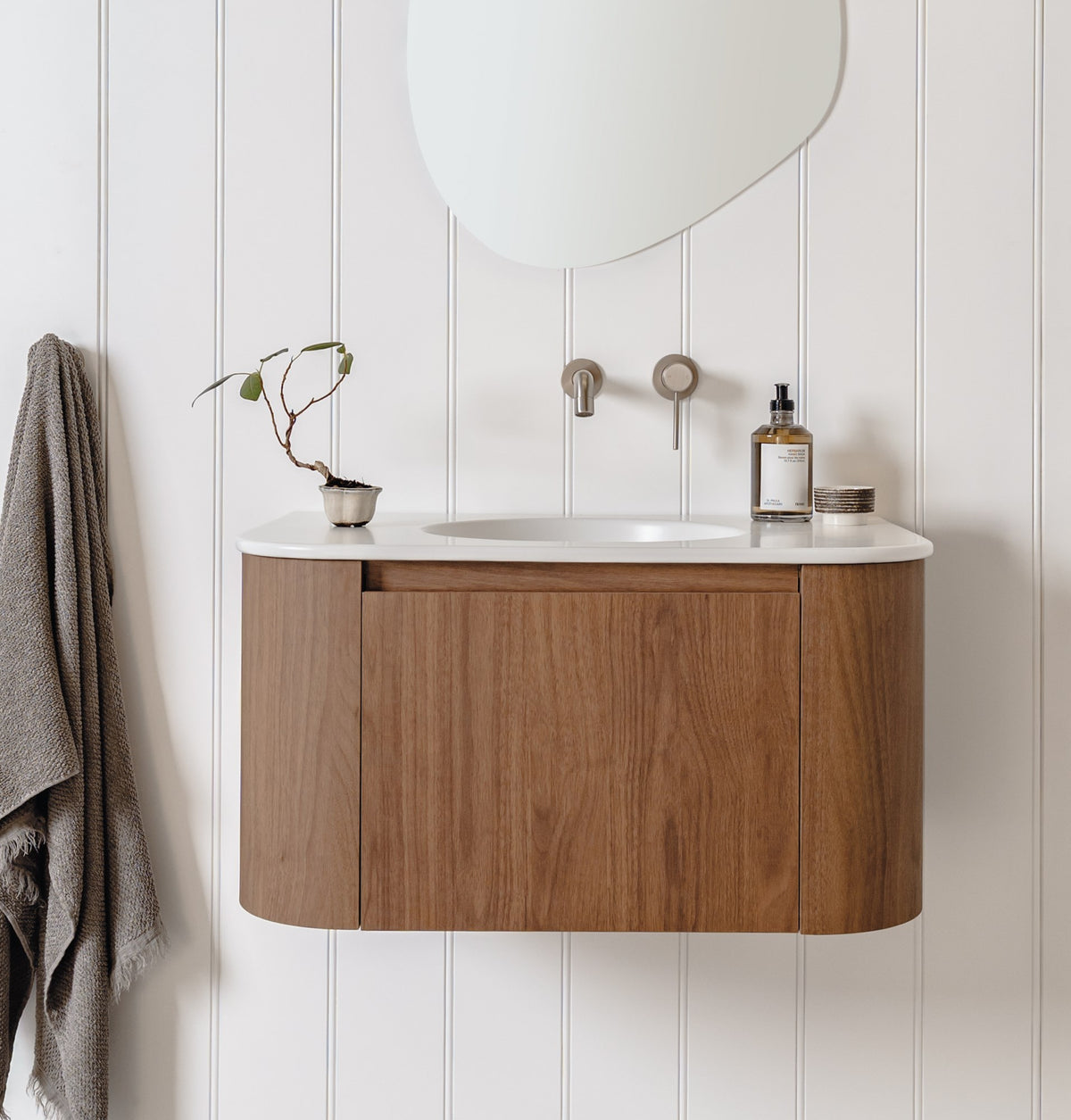ADP Surry Curved Wall Hung Vanity