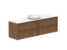 ADP Eli Wall Hung Vanity Cherry Pie Benchtop