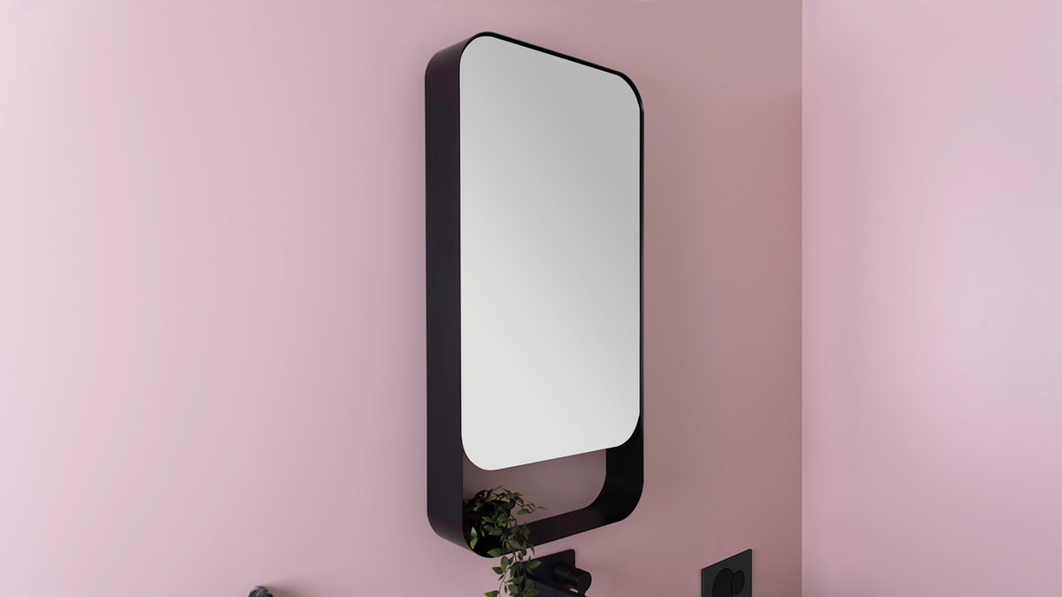 ADP Enzo Mirrored Cabinet side