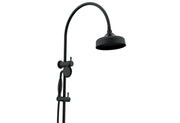 ADP Eternal Gooseneck Twin Shower Set Matte Black