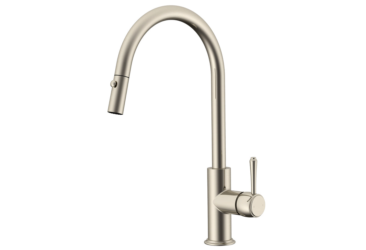ADP Eternal Pull Out Kitchen Mixer Brushed Nickel
