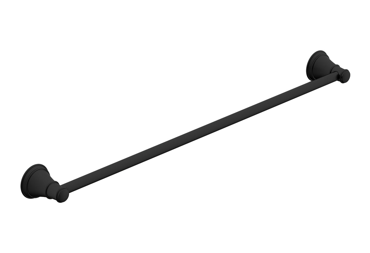 ADP Eternal Single Towel Rail 600mm Matte Black