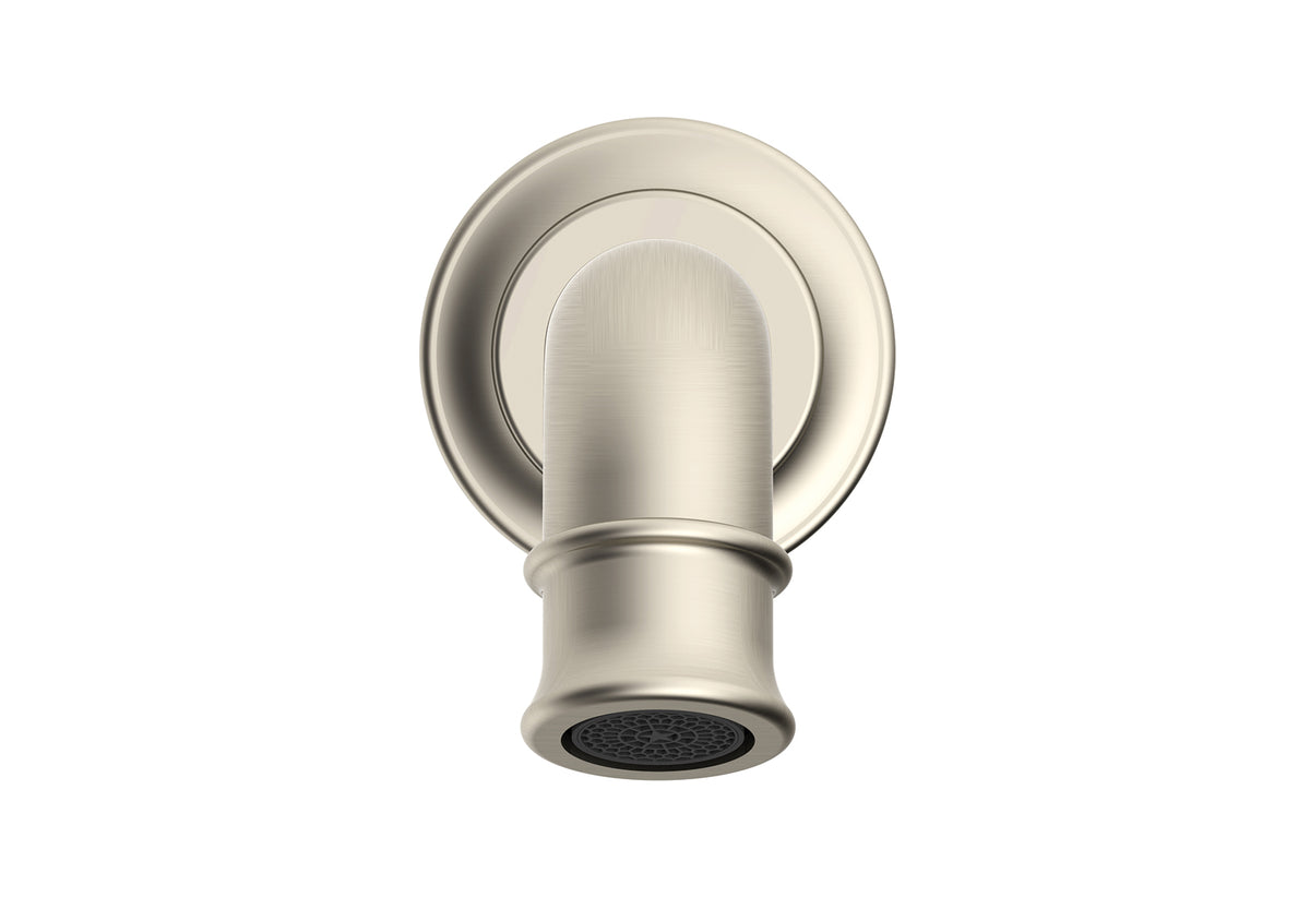 ADP Eternal Wall Spout Brushed Nickel front view