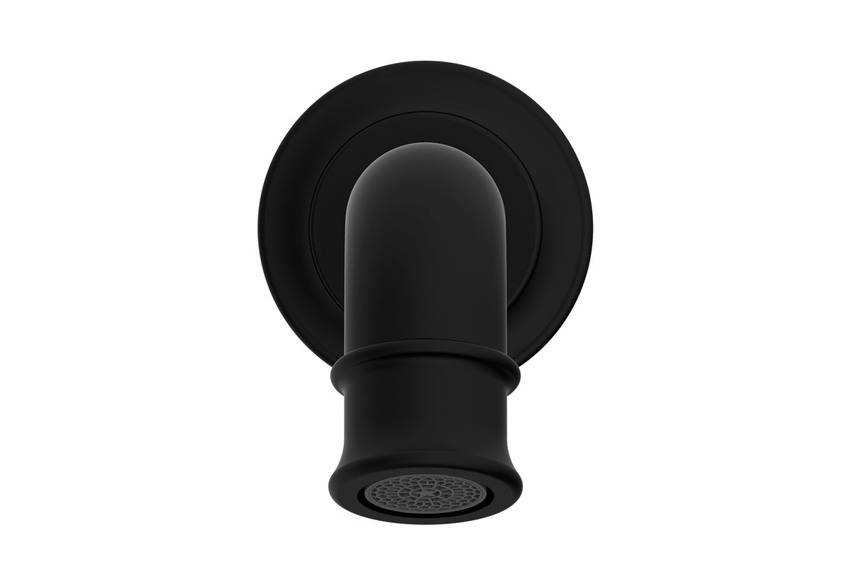 ADP Eternal Wall Spout Matte Black front view