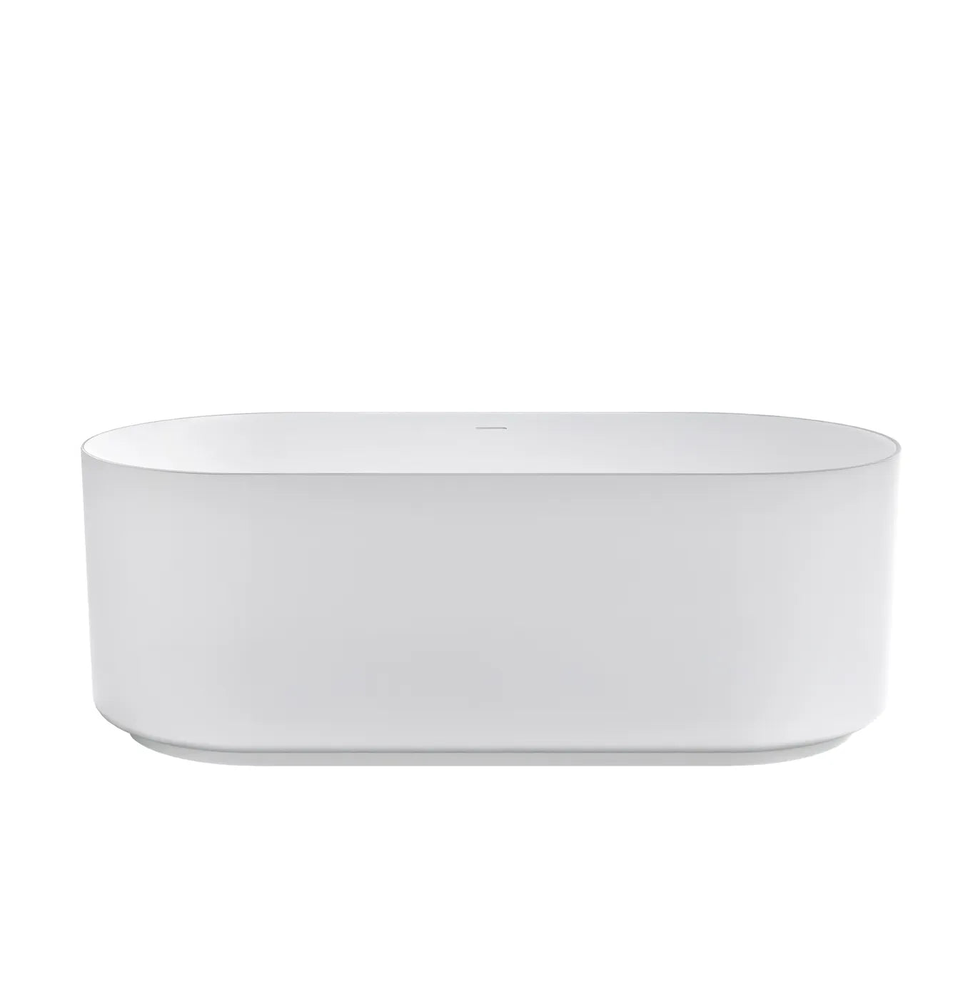 Otti Attica Celine Freestanding 1500 Matte White Bath with Overflow