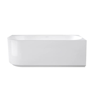 Otti Attica Celine Right Corner 1500 Gloss White Bath with Overflow