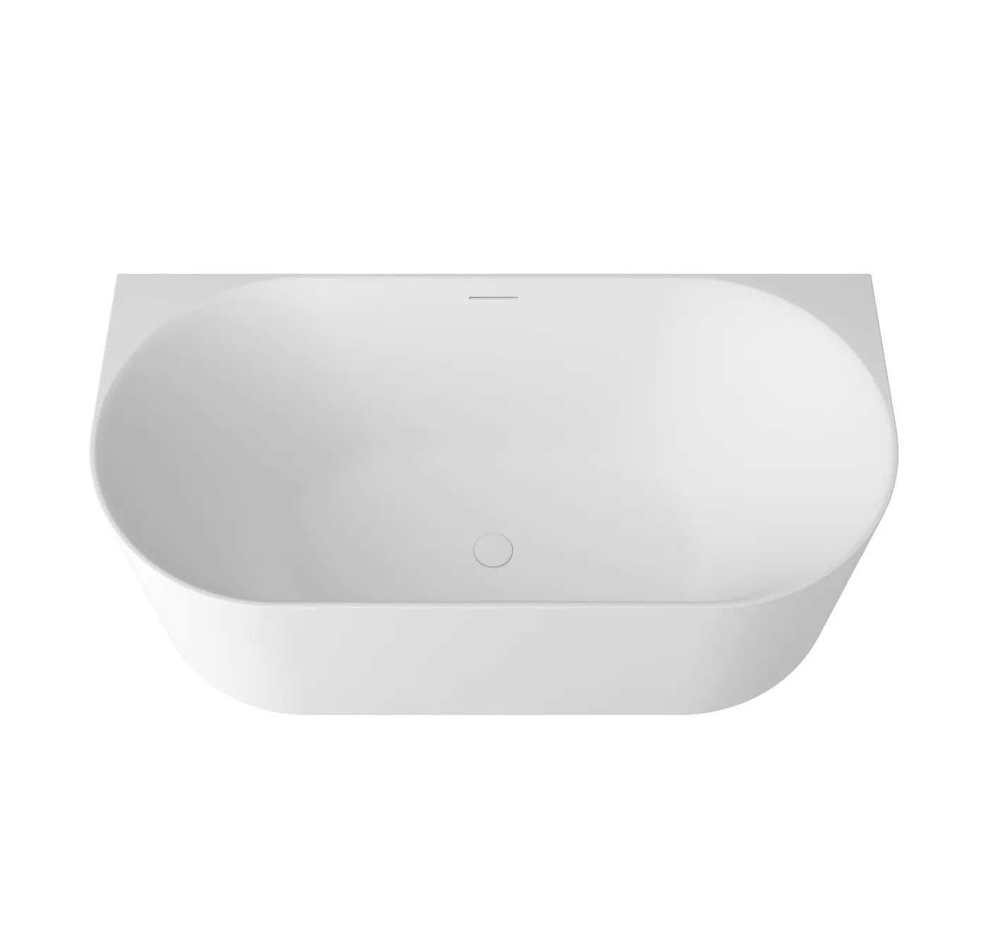 Otti Attica Celine 1500 Matte White BTW Multi-fit Bath with Overflow