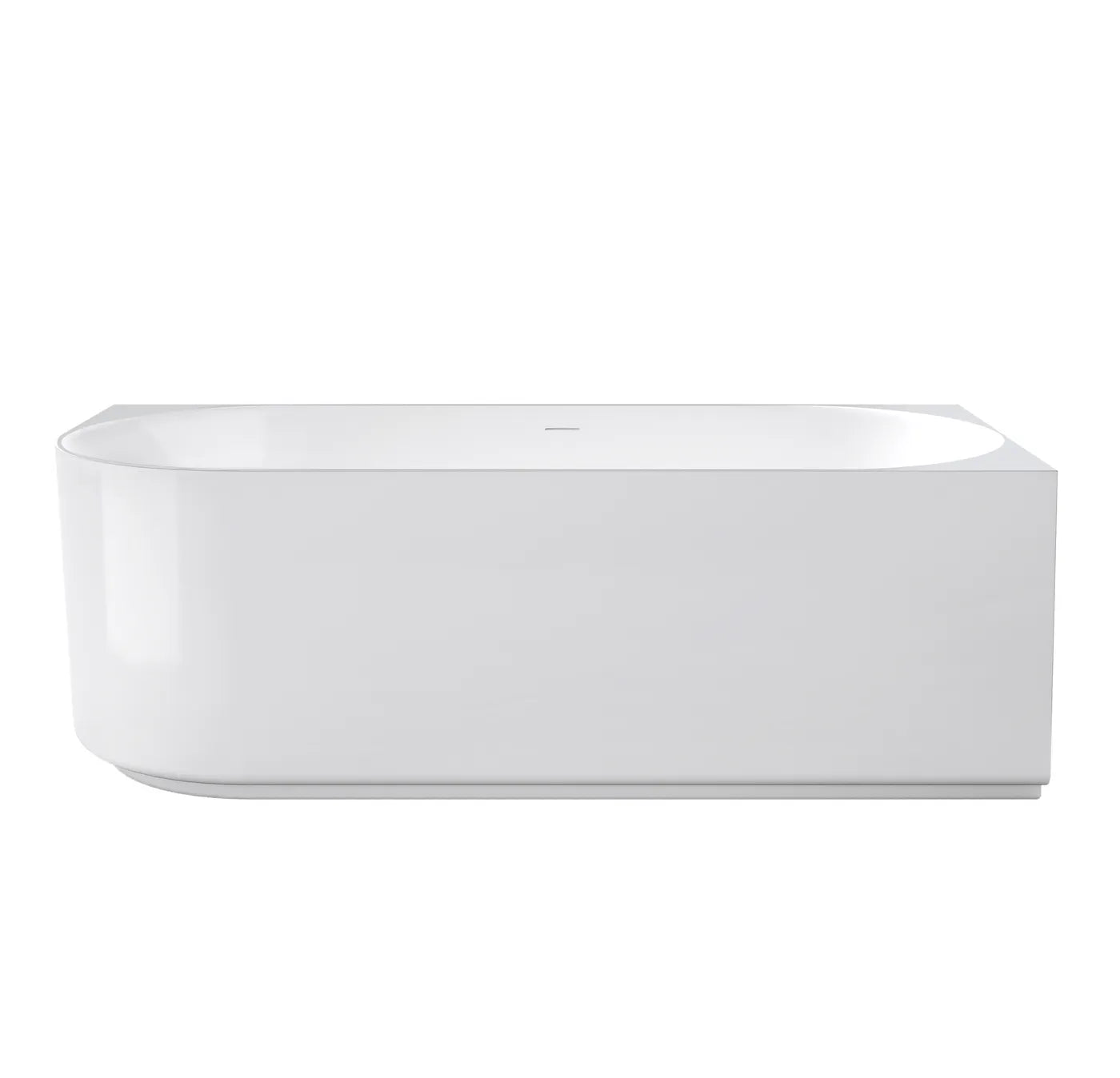 Otti Attica Celine Right Corner 1700 Gloss White Bath with Overflow Attica