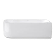 Otti Attica Celine Right Corner 1700 Gloss White Bath with Overflow Attica
