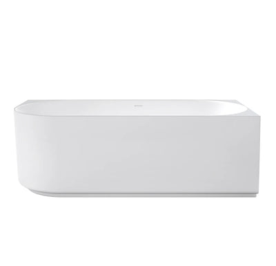 Otti Attica Celine Right Corner 1700 Matte White Bath with Overflow Attica
