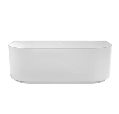 Otti Attica Celine 1700 Matte White BTW Multi-fit Bath with Overflow