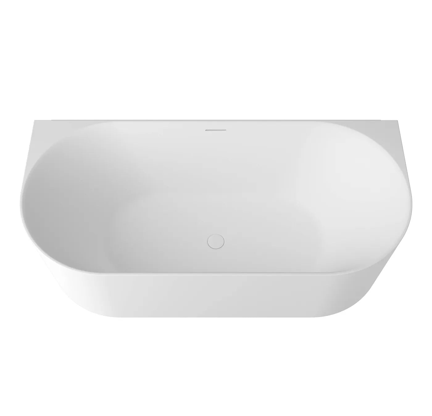 Otti Attica Celine 1700 Matte White BTW Multi-fit Bath with Overflow