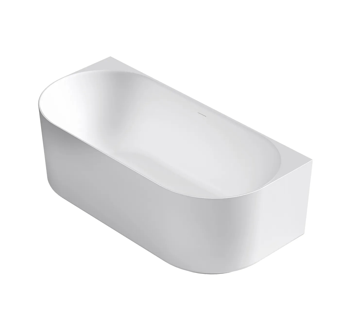 Otti Attica Celine 1700 Matte White BTW Multi-fit Bath with Overflow