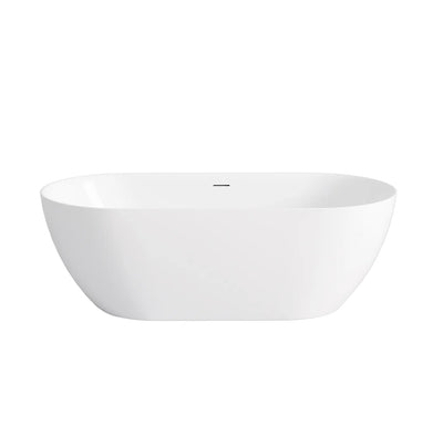 Otti Attica Manolo 1400 Gloss White Bath with Overflow