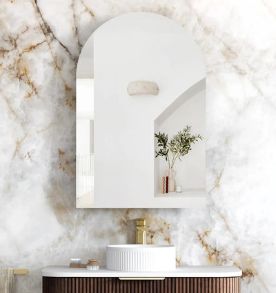 Otti Archie 900mm Sable Walnut Shaving Cabinet