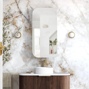 Otti Newport 900x450mm Sable Walnut Shaving Cabinet