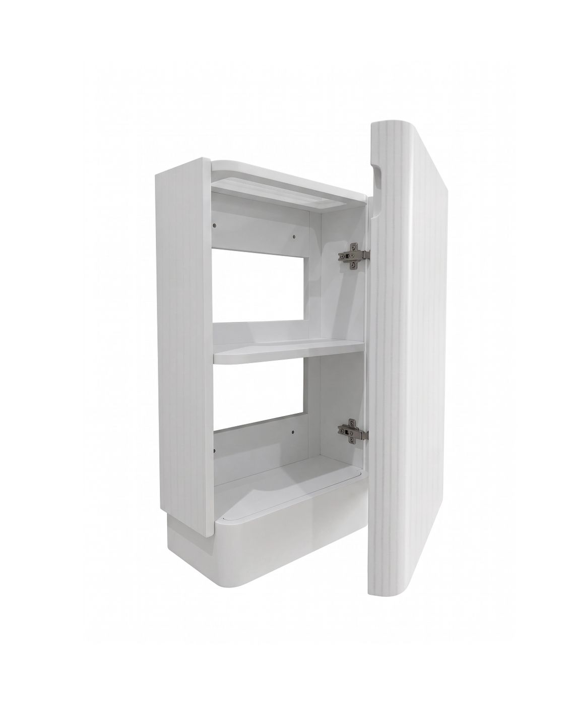 Otti Maxi Space Saver 450 Curved Floor Standing Vanity Matte White