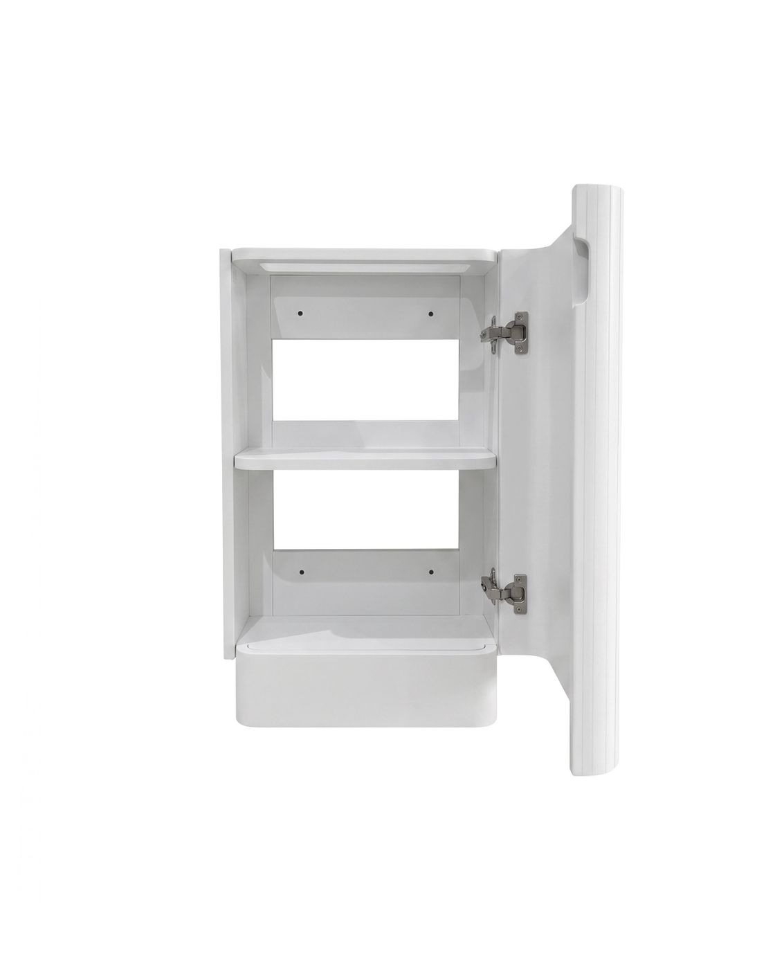 Otti Maxi Space Saver 450 Curved Floor Standing Vanity Matte White